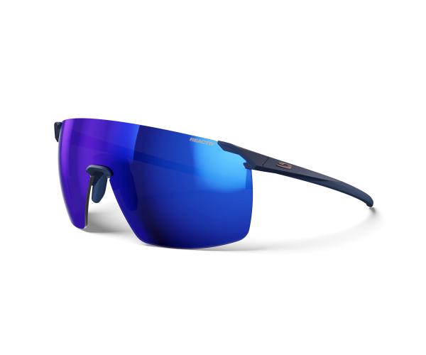 Julbo Sportbrille Faster L - dunkelblau / messing, rosa