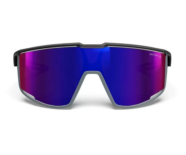 Julbo Sports Glasses Fury - black / dark grey, vermilion