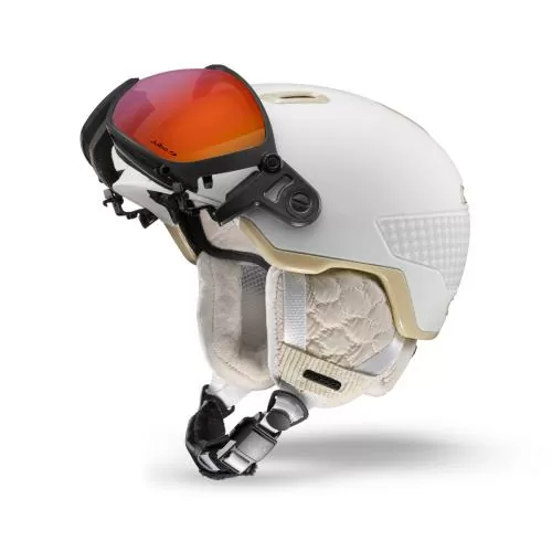 Julbo Skihelm Globe Evo Mips - weiß / beige, hell
