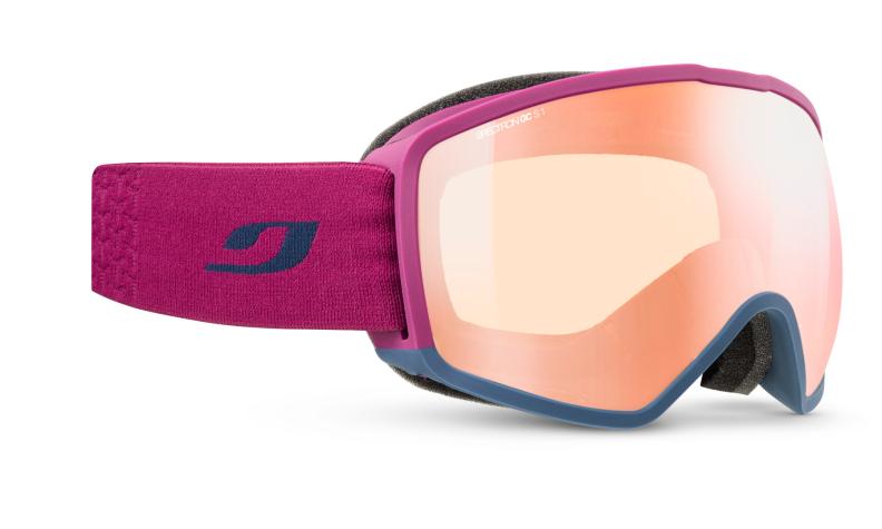 Julbo Skibrille Hit - dunkelviolett / dunkelblau, zinnoberrot