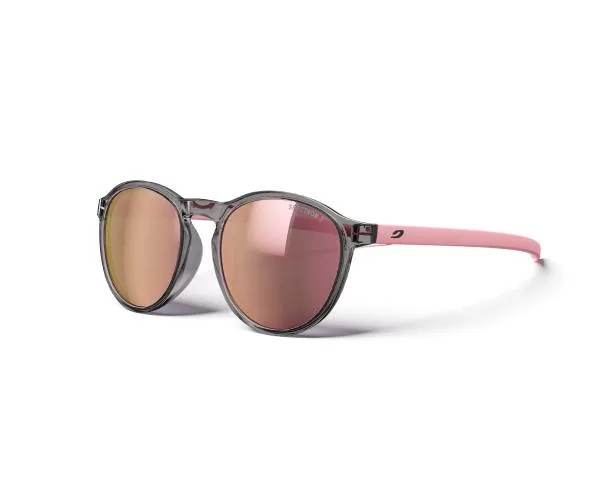 Julbo Kinder Sonnenbrille Joliet - grau durchscheinend glänzend / rosa matt, rauchgrau