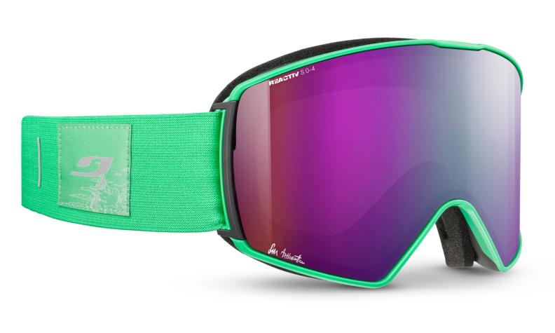 Julbo Skibrille Launcher - neongrün / schwarz, hell