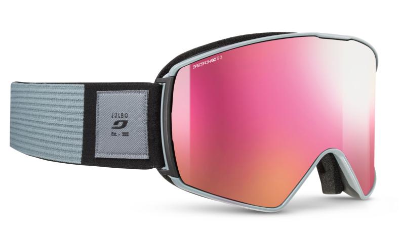 Julbo Skibrille Launcher - grau / schwarz, zinnoberrot