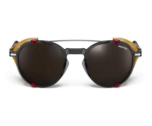 Julbo Sonnenbrille Legacy - schwarz durchscheinend / rot / braun, braun