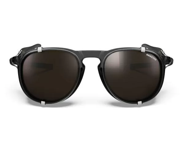 Julbo Sun Glasses Millenium - black translucent glossy / black / white, brown
