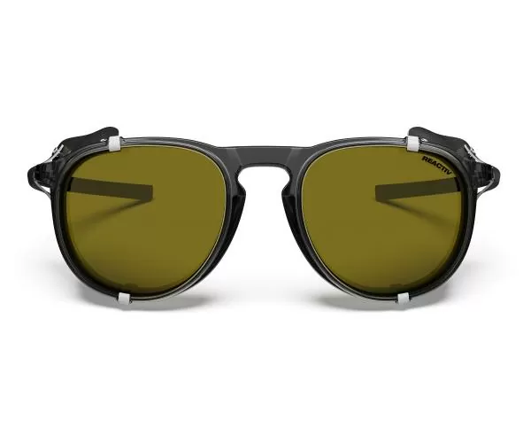 Julbo Sun Glasses Millenium - black translucent glossy / black / white, brown