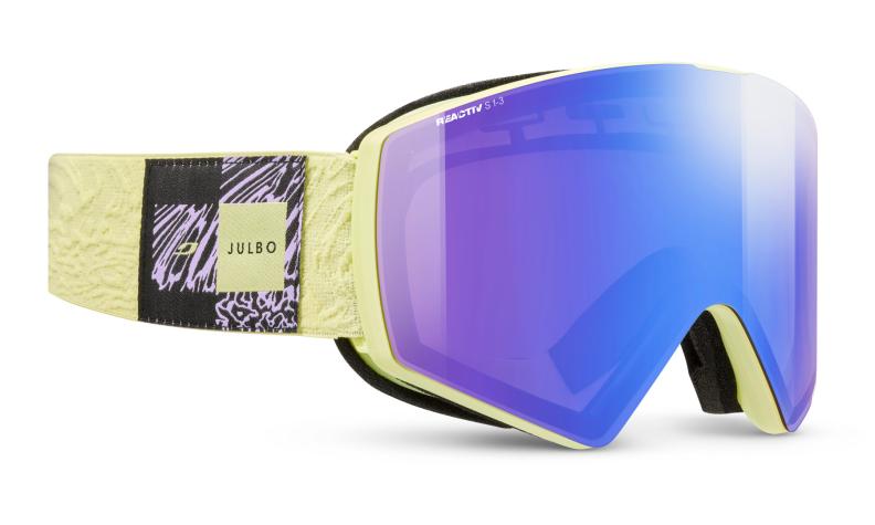 Julbo Skibrille Razor Edge - gelb / schwarz, rot