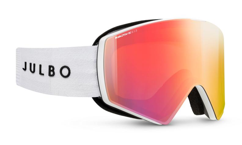 Julbo Skibrille Razor Edge - weiß / schwarz, zinnoberrot