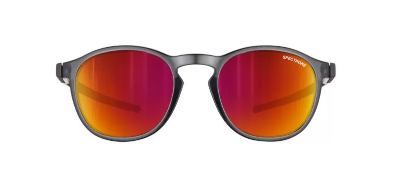 Julbo Sonnenbrille Shine L - schwarz durchscheinend glänzend / rot, rauchgrau