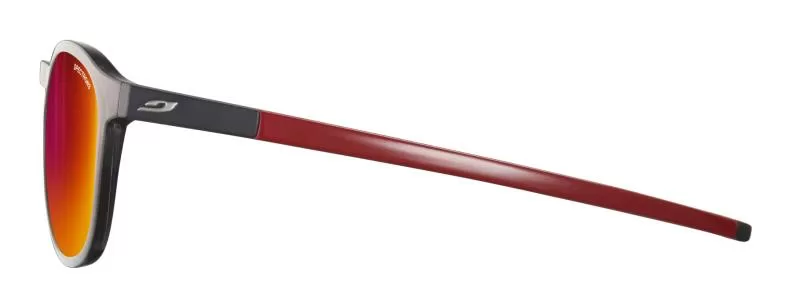 Julbo Sonnenbrille Shine L - schwarz durchscheinend glänzend / rot, rauchgrau