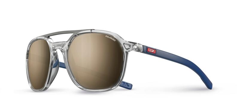 Julbo Sonnenbrille Slack - grau durchscheinend glänzend / blau matt, braun