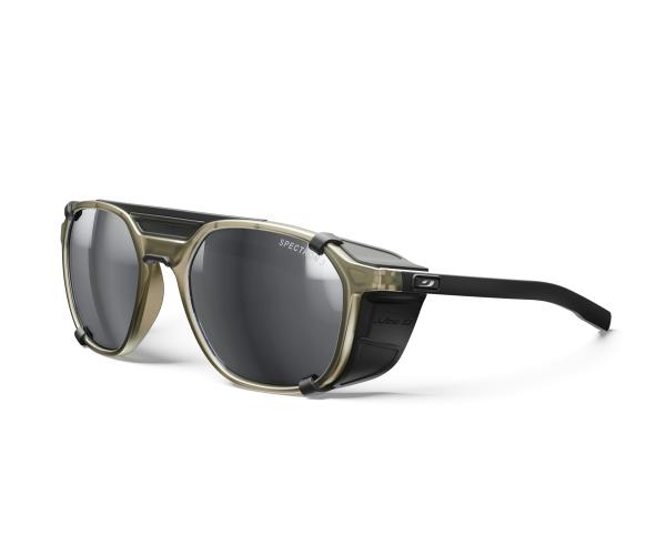 Julbo Sportbrille Slack Cover - beige durchscheinend glänzend / schwarz, rauchgrau