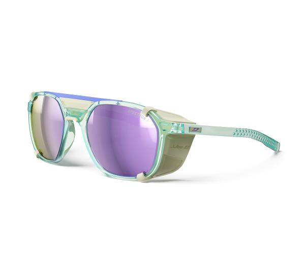 Julbo Sportbrille Slack Cover - mint durchscheinend glänzend / hellgrau, braun