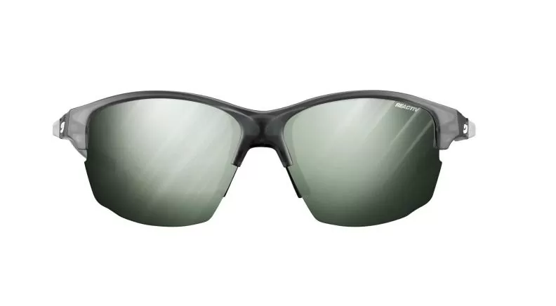 Julbo Sportbrille Split - schwarz durchscheinend / grau, g15