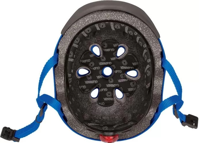 Globber Kinderhelm Elite Lights - navy blue racing