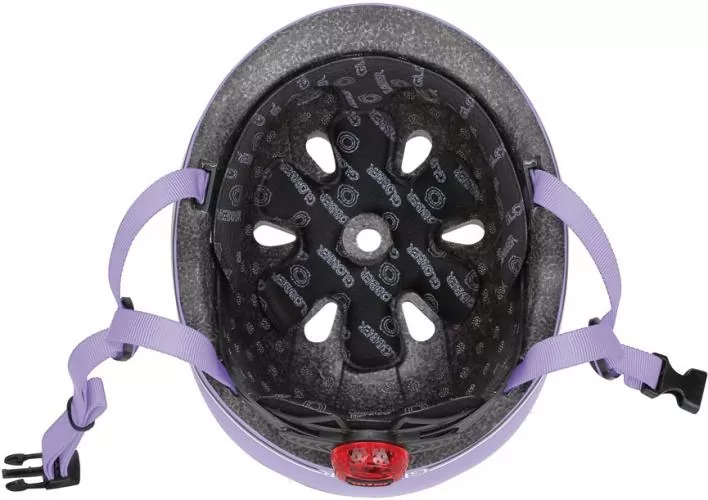 Globber Kinderhelm Go Up Lights - lavender