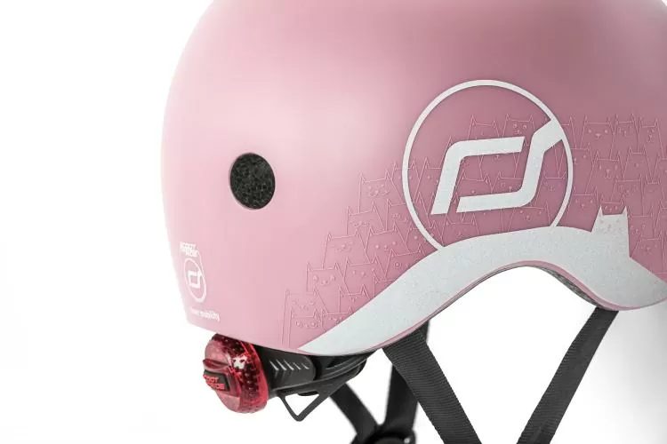 Scoot and Ride Kinderhelm reflective XXS-S - rose Scoot and Ride Kinderhelm reflective XXS-S - rose