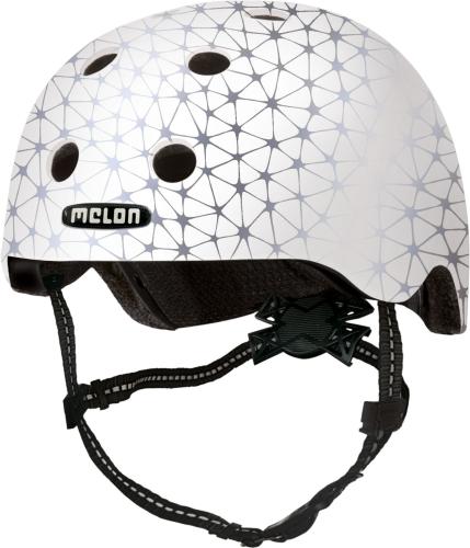 Melon Helm Toddler Magic Reflective Synapse Weiss - xxs