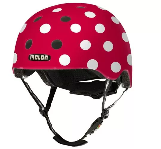 Melon Helm Melon Helm Dotty - rot-weiss