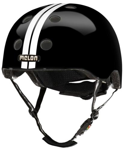Melon Helm Urban Active Straight - schwarz-weiss