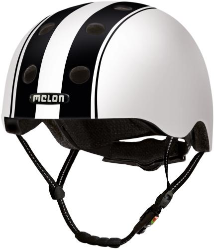 Melon Helm Urban Active - double black white