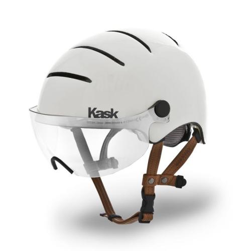 Image of Kask Urban Lifestyle Velohelm für City/E-Bike mit Rauchglasvisier - Avorio
