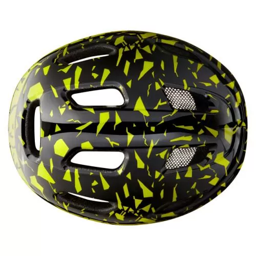 Lazer Velohelm Nutz - Black Flash Yellow