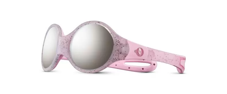 Julbo Sonnenbrille Loop M - Rosa, Grau Flash Silber