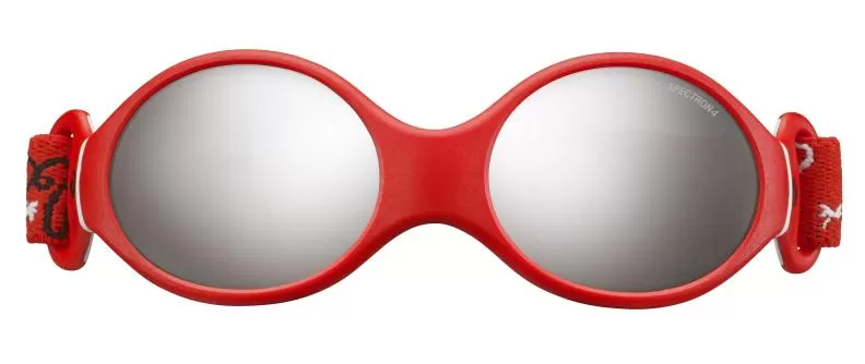 Julbo Sonnenbrille Loop S - Rot, Grau Flash Silber