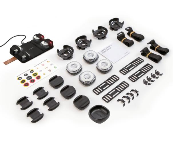 Lumos Fahrradlicht Firefly, 4 Lichter