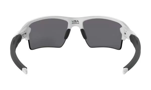Oakley Flak 2.0 XL Sonnenbrille - Polished White Prizm Black Polarized