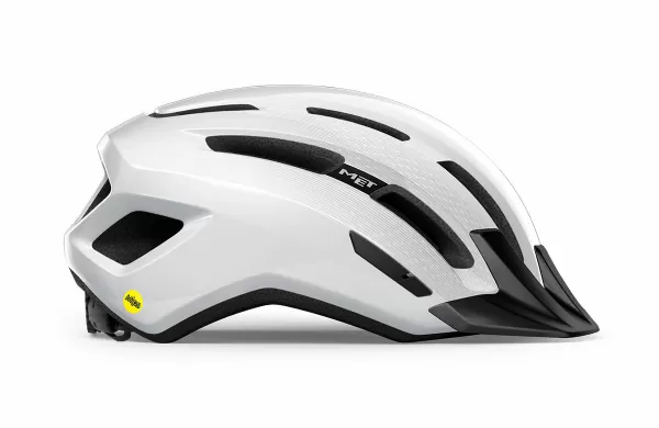 Met Velohelm Helmet Downtown MIPS - White, Glossy