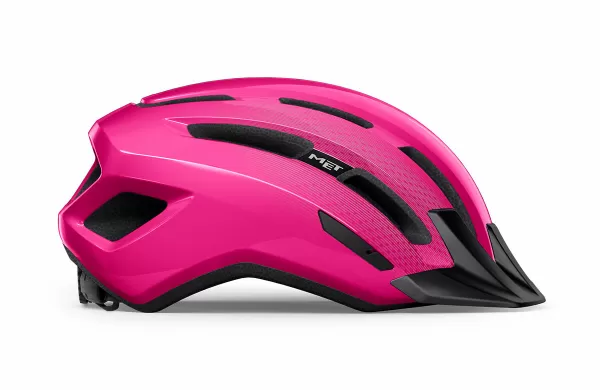 Met Velohelm Helmet Downtown - Pink, Glossy