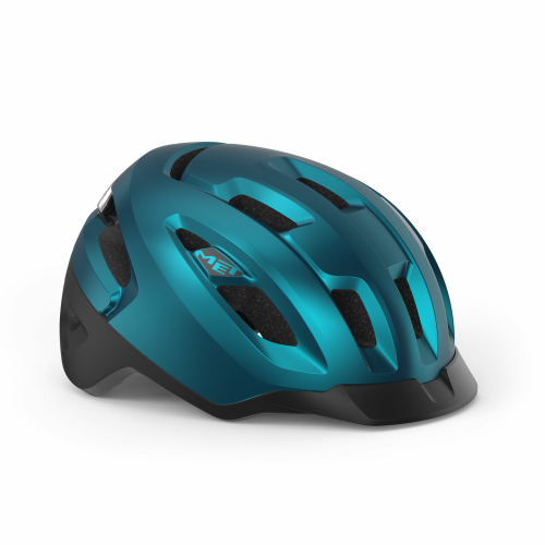 Met Velohelm Urbex MIPS - Teal Blue Metallic, Matt