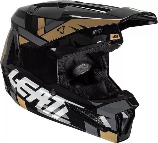 Leatt Helmet Moto 2.5 V25 - schwarz-braun-weiss