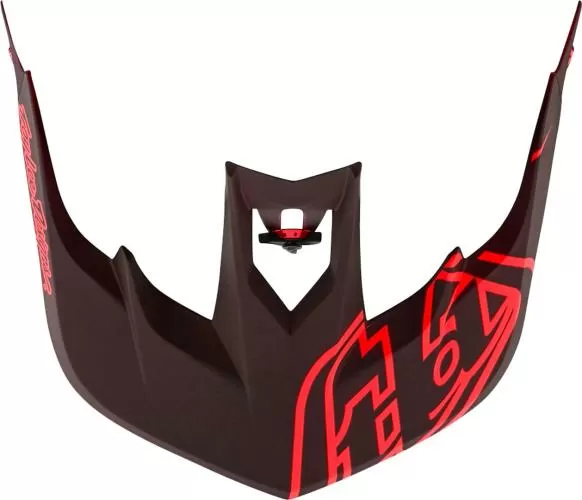 Troy Lee Designs Stage Visor - SRAM Vector red red