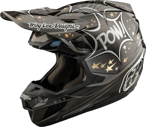 Troy Lee Designs SE5 ECE Carbon Helmet - Cosmic Explosion - grau