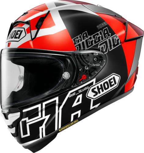 SHOEI Integralhelm X-Spirit Pro Diggia 2 TC-1 - rot-schwarz-weiss