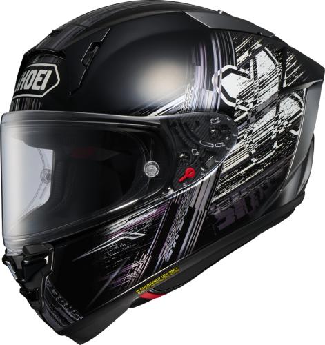 SHOEI Integralhelm X-Spirit Pro Crosslogo TC-5 - schwarz-weiss