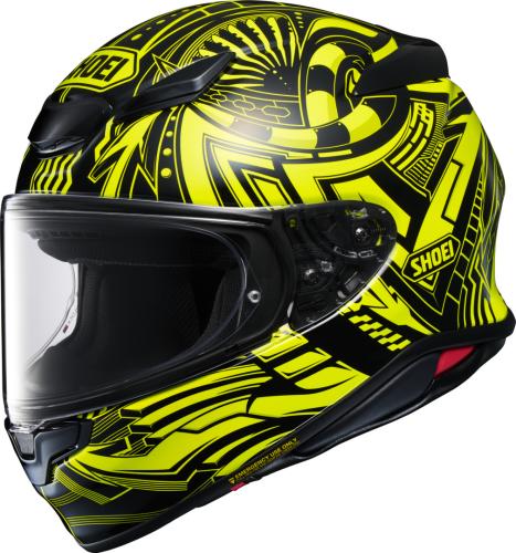 SHOEI Integralhelm NXR2 Beaut TC-3 - weiss-schwarz-neon gelb