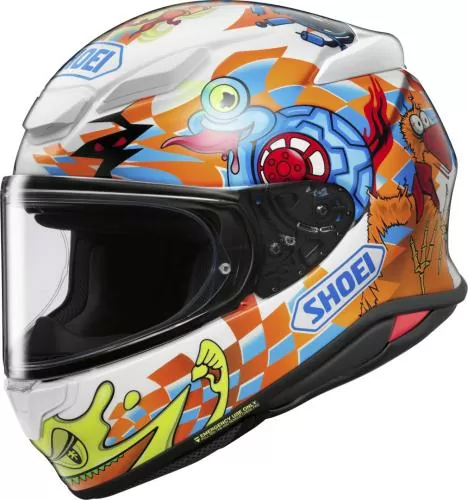SHOEI Integralhelm NXR2 Yago TC-2 - weiss-orange-hellblau