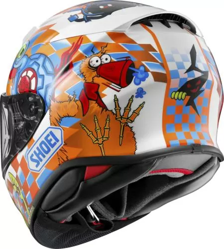 SHOEI Integralhelm NXR2 Yago TC-2 - weiss-orange-hellblau