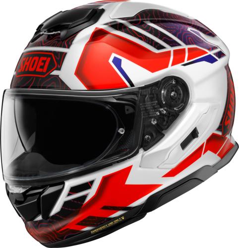 SHOEI Integralhelm GT-Air 3 Hike TC-10 - weiss-rot-blau