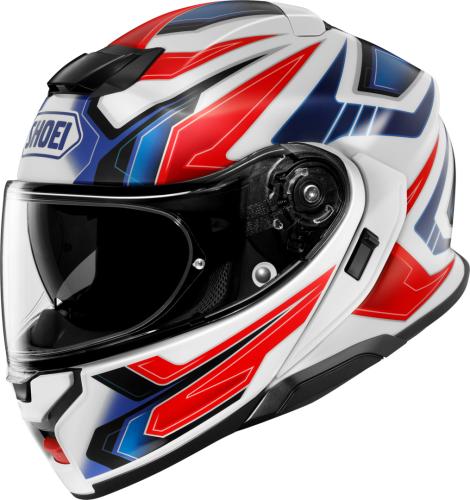 SHOEI Klapphelm Neotec 3 Anthem TC-10 - weiss-blau-rot