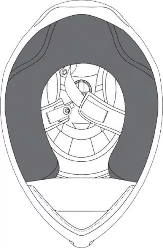AGV Cheek pads K1 S/K1 - black m