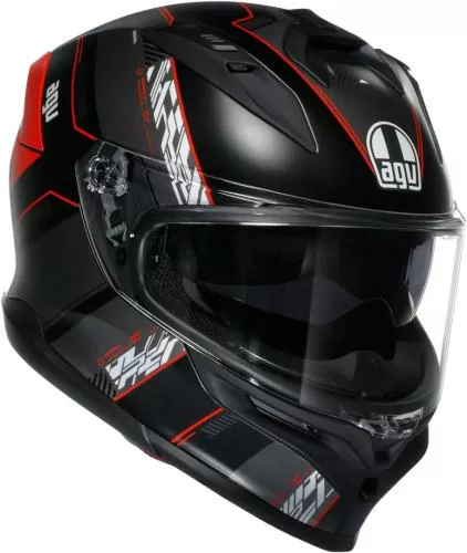 AGV Integralhelm K7 Kyber - schwarz-rot