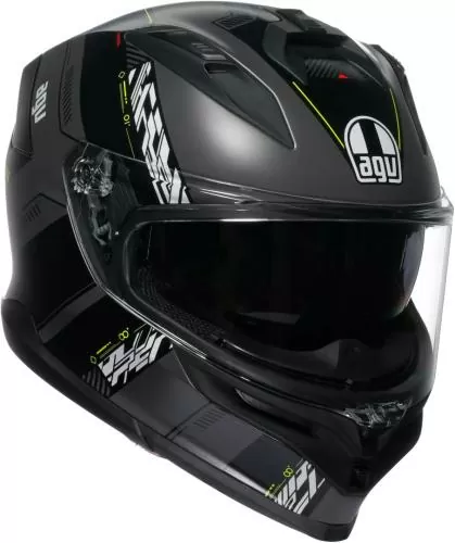AGV Full-face Helmet K-7 Kyber matt grey- - yellow
