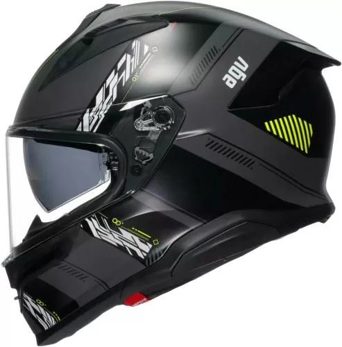 AGV Full-face Helmet K-7 Kyber matt grey- - yellow