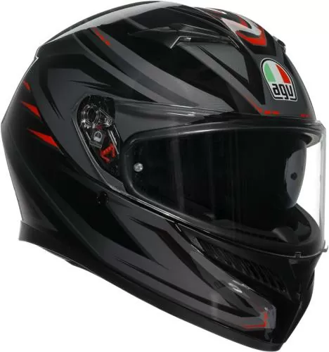 AGV Integralhelm K3 Syth - schwarz-rot