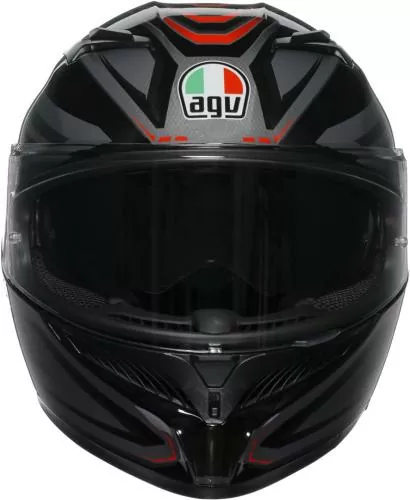 AGV Integralhelm K3 Syth - schwarz-rot